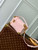 LV M23817 Louis Vuitton Side Trunk PM Handbag Opal Pink