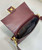 Fendi 8BR600 Baguette Medium leather 0135M bag Wine Red