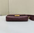 Fendi 8BR600 Baguette Medium leather 0135M bag Wine Red