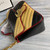 Gucci 498110 GG Marmont Small Top Handle Bag Black and Yellow