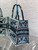 Dior M1296 Book Tote Medium Blue and White Butterfly Bandana Embroidery M094