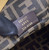Fendi 8BP127 FENDI FIRST Medium Gold laminated leather bag