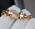 Fred FORCE 10 BRACELET XL model in 18k pink gold and diamonds F23004