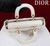 Dior M0540 Medium Lady D-Joy Bag White Cannage Lambskin with Gold-Finish Sun Studs