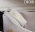 Dior M0540 Medium Lady D-Joy Bag White Cannage Lambskin with Gold-Finish Sun Studs