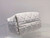 Dior M2821 Medium Dior Toujours Bag White Macrocannage Calfskin