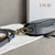 Dior S5685 Micro Saddle Bag With Strap Scarlet Gray Goatskin