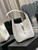 YSL 713938 LE 5 A 7 Supple Small In Grained Leather White