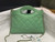 Chanel AP3656 Small Shopping Bag Shiny Lambskin & Gold-Tone Metal Green