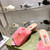 Gucci 722962 Women's mid-heel slide sandal G82358