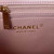 Chanel AS2431 Mini flap Lambskin bag with top handle Light gold Dark Pink