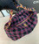 Chanel AS3564 MAXI HOBO BAG Wool Tweed & Gold-Tone Metal Purple