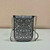 Prada 1BH185 Mini Cleo satin bag with crystals Black