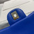 Chanel A1116 Mini Flap Classic Handbag Tweed & Gold-Tone Metal Blue