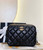 Chanel AS4198 MINI BOWLING BAG Lambskin & Wenge Wood Black