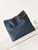 Chanel 22 Handbag Shiny AS3261 Navy Blue Velvet Gold