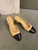 Chanel Women's Slingbacks Goatskin Grosgrain Sandals Shoes C91002