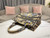 Dior Book Tote M1296 Medium Latte Multicolor Dior Jardin d'Hiver Embroidery M0090