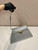 Prada 1BD343 Medium Brushed Leather Handbag Grey