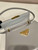 Prada 1BD343 Medium Brushed Leather Handbag Grey