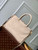 LV M46503 Louis Vuitton Trianon PM Bag Monogram Crème Beige