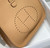 Hermes H083435 Evelyne III 29 Shoulder Bag Silver Hardware Milk tea