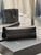 YSL 695949 Manhattan Clutch In Box Saint Laurent Leather Black