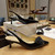 Prada 1I174N flower-appliqué slingback pumps P78560