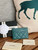 Chanel AP0213 Card Holder Calfskin Dark Green