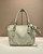 Prada Large leather tote bag 1BG602 White