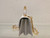 Dior M4401 Mini Dior Ange Bag White Macrocannage Calfskin