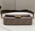 Fendi 8BR600 Baguette Medium coffee FF jacquard fabric bag