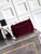 Chanel AS1787 Mini Flap Bag 25B Velvet Dark Red