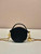 Prada 1NR023 Saffiano leather mini-pouch Black