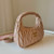 MiuMiu 5BC125 Small Matelassé nappa leather handbag Nude