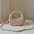 MiuMiu 5BC125 Small Matelassé nappa leather handbag Nude