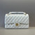 Chanel A01112 Flap Classic 11.12 Handbag Lambskin White