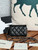 Chanel A81081 Wallet on Chain Shiny Calfskin Black Big ball