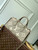 LV M23641 Louis Vuitton OnTheGo East West Tote Bag Bicolor Monogram Empreinte Leather