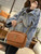 YSL 712520 Camera Crossbody Bag Brown