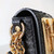 Tom Ford 25116800041 Metallic Black Python Natalia Chain Shoulder Bag