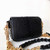 Tom Ford 25116800041 Metallic Black Python Natalia Chain Shoulder Bag
