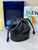 Loewe Flamenco Purse Bucket Bag L9002 in mellow nappa lambskin A411FPBX02 Black