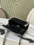 Chanel 25C Mini Flap bag Tweed and gold metallic A69900 Black