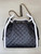 Chanel AS5311 Shearling Sheepskin & Gold-Tone Metal Black & White