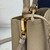Prada 1BA217 Panier small Saffiano leather bag apricot
