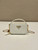 Prada 1NR025 Saffiano leather mini-pouch White