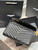 YSL 377828 Classic Cassandre chain wallet in grain de Poudre leather black gold