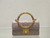 Dior M4401 Mini Dior Ange Bag Pink Macrocannage Calfskin