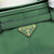 Prada 1BA433 Large Leather Handbag Green